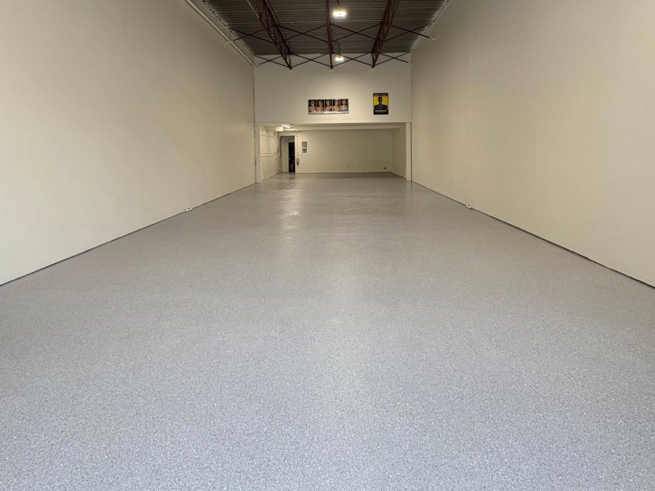Commercial after flake coating, Boca Raton, FL