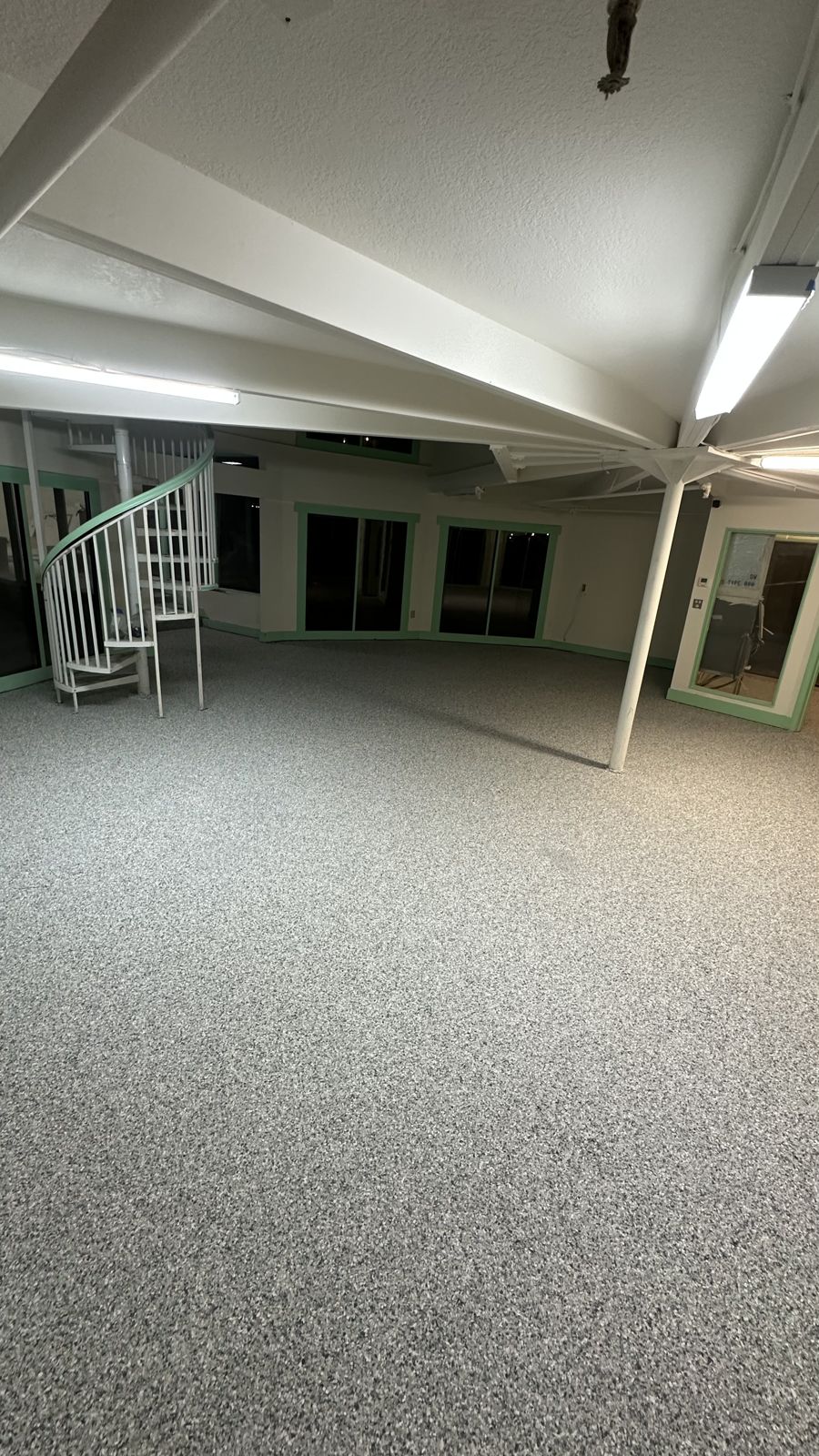 Commercial after flake coating, Deerfield Beach, FL