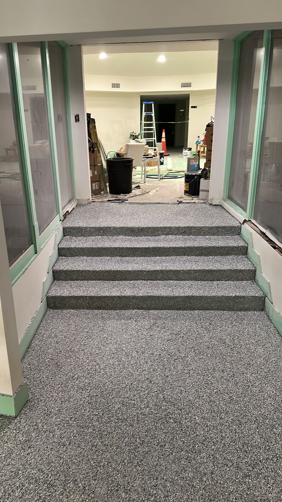 Commercial after flake coating, Parkland, FL
