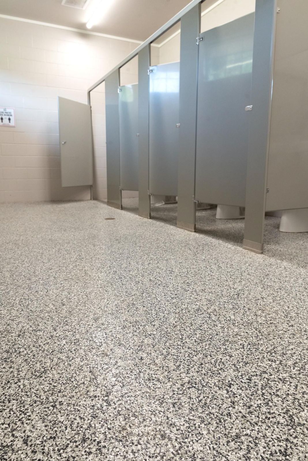 Commercial with flake coating, South Florida